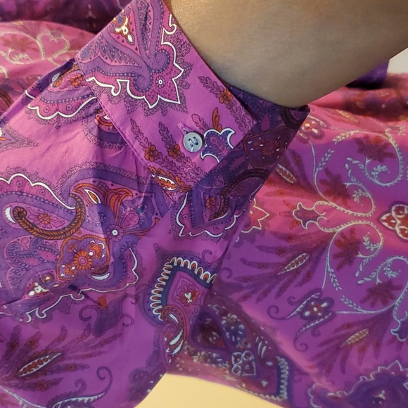 J Crew Re-Imagined Liberty Fabric Paisley Puff Sleeve Shirt - Picture 3 of 13